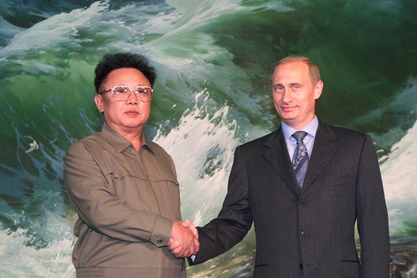 Ким Чен Ир и В.В.Путин